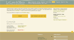 Desktop Screenshot of lacasademaria.org